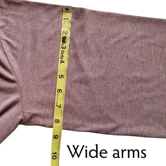 LOGO by Lori Goldstein Knit Tie Front Yoga Cardigan in Mauve Dusty Purple XS - Picture 6 of 13